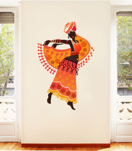 Stickerberry 80 cm Beautiful Arabian Dancer Wall Sticker PVC Vinyl ...