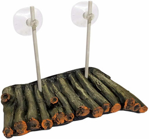 Jainsons Pet Products Bamboo Shape Floating Turtle Island Reptile ...