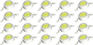 TCS 20pcs Real Full Watt CREE 3W Cold White High Power LED lamp Bulb ...
