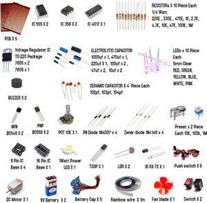 Multi Component Kit dret Electronic Component kit V2.0 || 54 values 240+Parts Based Multi ...