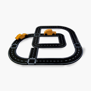 Chota Kingdom Wooden Tracking Track Toy for Kids | Race Track Car Set ...