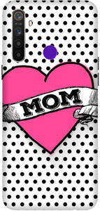 Clickzone Back Cover for Realme 5i Printed Love Mom & Dad Mobile Back ...