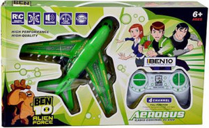 Collectionmart REMOTE CONTROLLED BEN 10 AEROBUS PLANE - REMOTE ...