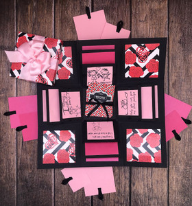 Crack of Dawn Crafts Loving Explosive Box Pink Exotica with Couples ...