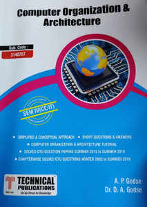 Computer Organization Architecture For Gtu University Iv Cse It Computer Organization Architecture For Gtu University Iv Cse It