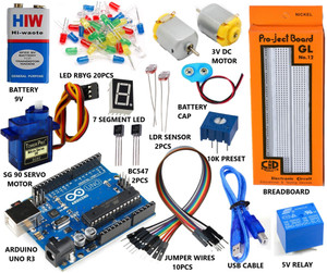 DENGINEERS Arduino UNO R3 (BASIC) Genuine project kit for DIY, college ...