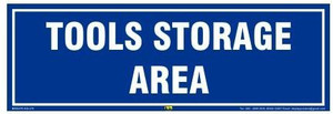 Tools Storage Area Sticker Mr. SAFE Tools Storage Area In Eco Vinyl Sticker - Self Adhesive (15 ...