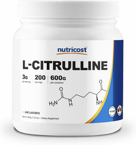 Suplemento Nutricost Pure L-citrulina Em Pó 600g | Parcelamento Sem Juros