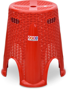 Round Ratta Stool AVRO furniture Round Rattan Stool - Red - 2 Outdoor & Cafeteria Stool ...