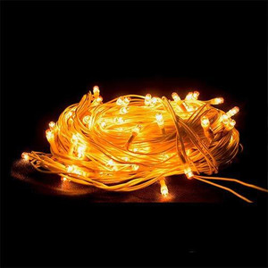 Lexton 98 LEDs 10 m Yellow Flickering String Rice Lights Price in India ...