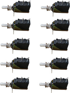 ARORA SPDT Latching Push Button Self Locking DC Power ON-OFF Switch ...