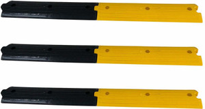 Ladwa 6 Piece, 3 Mtrs Plastic Rumblers Safety Speed Breaker in Black ...