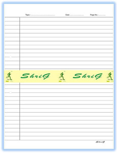 Flipkart.com | ShriG Punch Sheets Single Side Rules 29 X 22 70 gsm A4 ...
