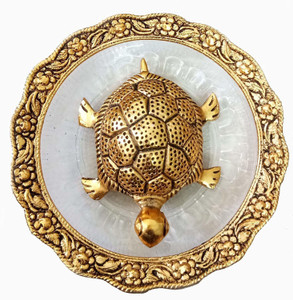 Shiv Turtle Shiv Vastu Feng Shui Crystal Turtle Tortoise for Good Luck Decorative ...