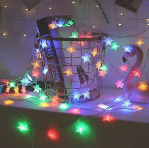 Led Star 5 Changing Color shoppyana 50 LEDs 5.3 m Multicolor Color Changing, Flickering, Steady ...