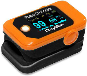 Spo2 Perfusion Oxysat Finger Tip Pulse Oximeter with SpO2, Perfusion Index and Pulse ...