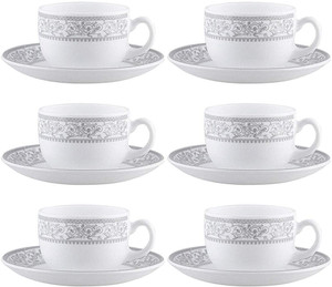 Buy La Opala Diva, Sovrana Collection, Opal Glass Coffee Mug Set 6 Pcs
