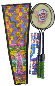 Vipson Racket vipson 2 PIECE RACKET 786 & DEEPAK SHUTTLECOCK 10 PIECES PACK Badminton ...