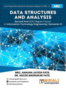 DATA STRUCTURES AND ANALYSIS (MU) - Second Year (S.E) Degree Course in ...
