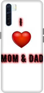 ThePrintlink Back Cover for Oppo F15 ( Mom Dad, love mom dad, cases ...