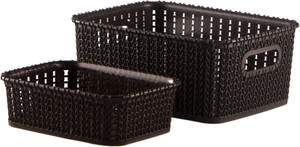 POLYSET Plastic Marvel Open Multipurpose Plastic Basket for Storage 20 ...