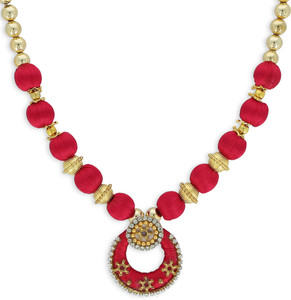 Akshara Silk Thread Choker Necklace Traditional Ethnic Collection Dori ...