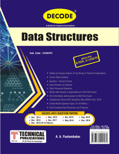 Decode Data Structures for JNTU-H 18 Course (II - I - CSE - CS302PC ...