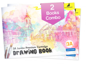 Woodsnipe Drawing for Kids | 3A Size Drawing Books | 36 White Blank ...