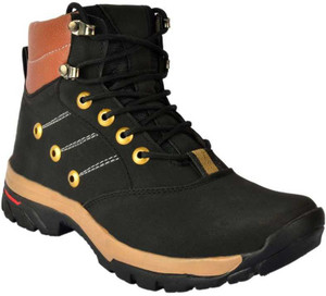 ADMONK BLACK-HIGH-ANKEL-BOOTS Boots For Men - Buy ADMONK BLACK-HIGH ...