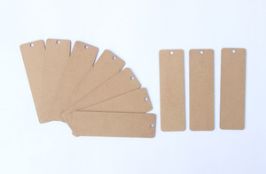 DIY Wooden Name Plate Blank - Plain Rectangle Board For Painting & Crafts - View #12