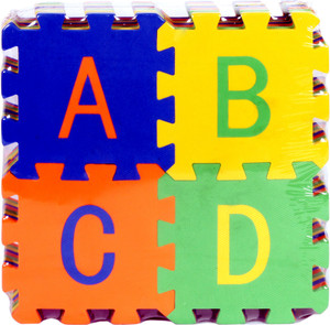 toysons Eva Sheet 6*6 ABC and Numbers Puzzle Mat Non Toxic EVA Foam ...