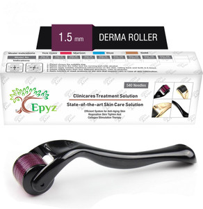 Epyz Derma Roller Cosmetic Micro Needling Instrument with 540 Needles ...