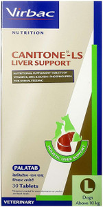 Virbac CANITONE- LS LIVER SUPPORT TABS FOR DOGS 30 TABS Pet Health ...