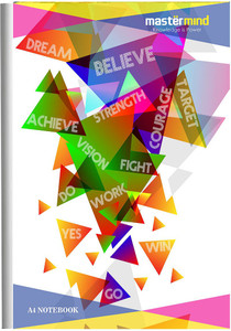 Mastermind Notebook Regular A4 Notebook Single Rule 188 Pages Price in ...