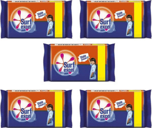 Surf Excel Bar Detergent Value Pack - 4 X 200gm Bars, Removes Tough Stains Like Tea, Coffee, Turmeric-907511