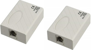 Fedus ADSL Internet Phone Filter Splitter Broadband Modem Box - White ...