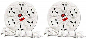 MADMEX Extension Board Multi Plug Points Universal Sockets Strip 8 ...