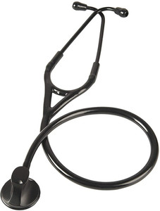Stéthoscope Simple Tête Noir Mat - Pour Médecins, étudiants, Infirmiers - Marque HEAD
