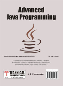 Advanced Java Programming for GTU 18 Course (VI- CSE/Prof. Elec.-III ...