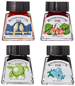 Winsor & Newton Collection Drawing Ink Set, Vibrant Tones - Collection ...