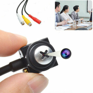 Privacy Pin Camera NTE Mini Spy Pinhole Security Camera 6mm 70degree 1000tvl Mini Hidden ...