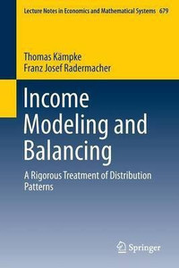 Income Modeling and Balancing: Buy Income Modeling and Balancing by ...