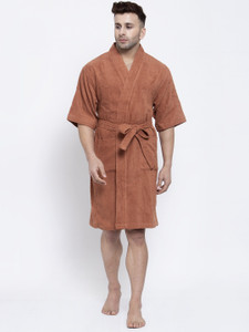 TRIDENT Rust Medium Bath Robe - Buy TRIDENT Rust Medium Bath Robe ...