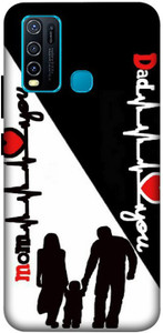 LUCKY MOBI.COM Back Cover for VIVO Y50 ( mom dad wallpaper) PRINTED ...