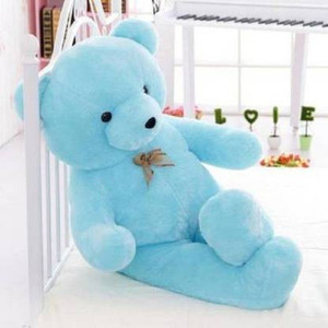 Little John Sky Blue Teddy Bear Soft Teddy Huggable Gift Someone 90 Little John Sky Blue Teddy Bear Soft Teddy Huggable Gift Someone 90