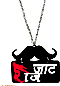 Grabstones Jaat Raaj with Flag Car Hanging Ornament Price in India ...