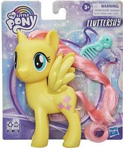 MY LITTLE PONY Toy 6-Inch Fluttershy, Yellow Pony Figure with Rooted ...