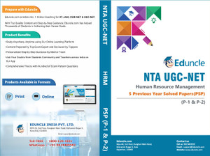 Eduncle Login NTA UGC NET/JRF Human Resource Management (Previous Year Solved Papers ...