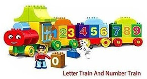 WONDER CREATURES Educational Number Train Building Blocks (Multicolor ...