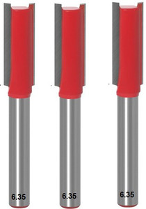 LIEUTENANT Shank-6.35 MM Straight [Cut 10-MM] Router Bit Set Of 3-Pc ...